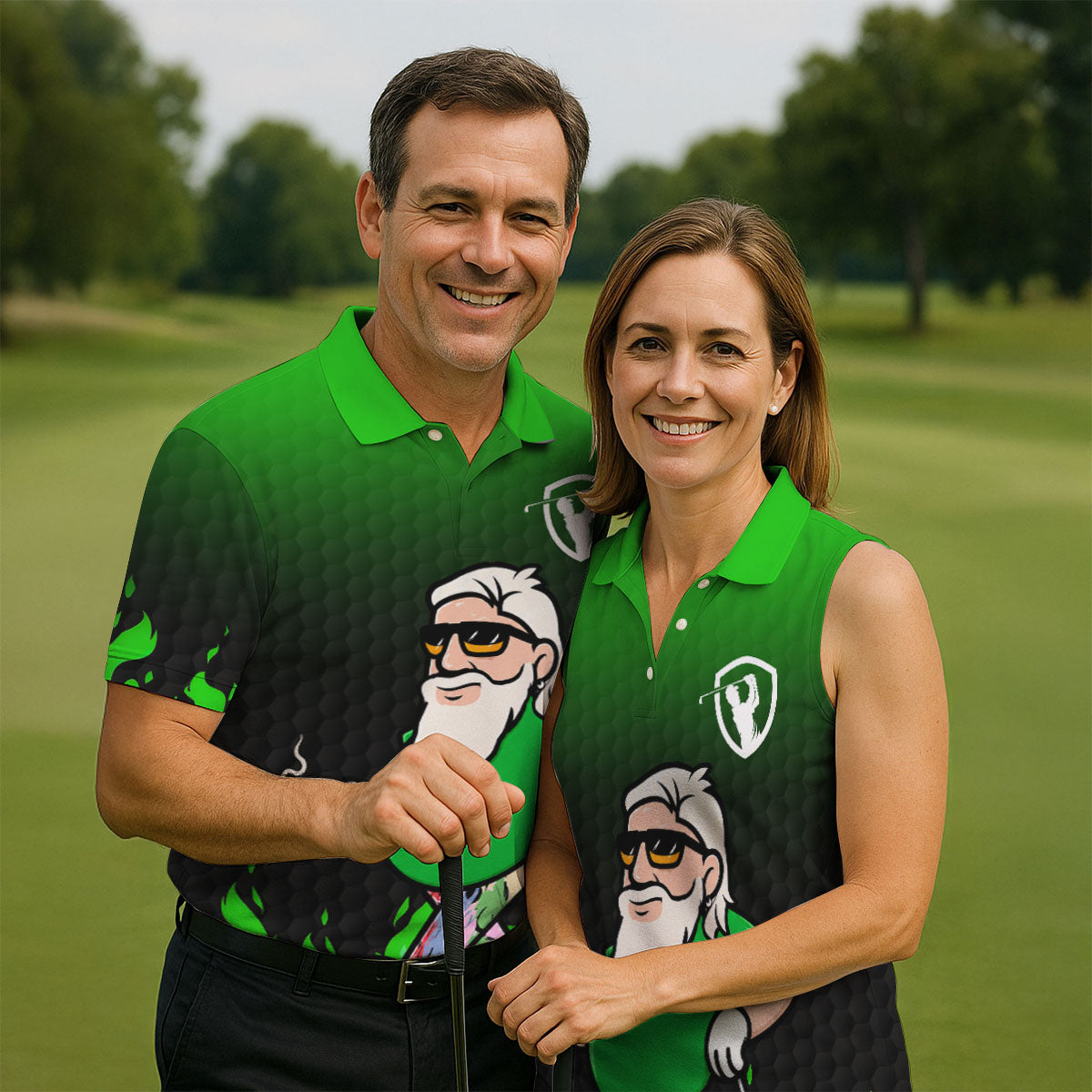 Custom Year Seven Tee And Still On Par Golf Polo Shirt, Mens Golf Shirts, Hawaiian Golf Shirt