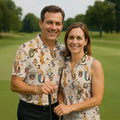 Mermen Rise And Shine Men's Funny Golf Shirts, Gay Pride Month Celebrate Golf Shirts For Men