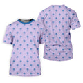 Palm Tree Pattern Hawaiian Polo Golf Shirts, Tropical Golf Shirts For Women, Matching Golf Shirts