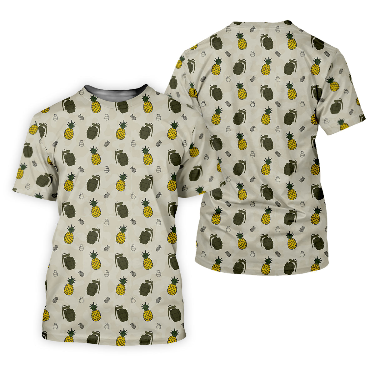 Funny Pineapple Golf Polo Shirts, Golfing Apparel, Men Golf Gift, Funny Golf Shirt