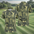 Golf Pose Camo Golf Shirt, Golf Tops For Men, Golf Shirts For Men, Golf Gift For Men