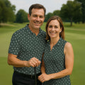 Naughty Position Dark Green Fun Golf Shirts For Men, Valentines Golf Gift, Polo Shirts For Men, Golf Gift For Men