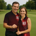 Remember Everyone Deployed Hexagonal Gradient Father's Day Golf Shirt, 250 Years Polo Shirts For Men