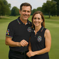 All Cancer Matters Multicolor Ribbon Golf Polo Shirt, Mens Golf Shirts, Polo Shirts For Men