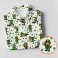 Funny Leprechaun Golf And Beer Shamrocks St Patrick's Day Golf Shirt, Golf Tops For Men, Polo For Men