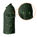 Computer Circuit Board Hawaiian Golf Shirt, Coder Gift Men's Golf Shirt, Polo Shirts For Men