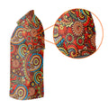 Paisley Design Golf Tops For Men, Boho Pattern Golf Shirts For Men, Polo Shirts For Men