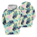 Tropical Palm Leaves Golf Tops For Men, Mens Golf Polo Shirts, Unique Gift For Golfer, Golfing Apparel