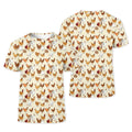 Chicken Family Funny Womens Golf Polo Shirt, Chicken Lover Gifts, Custom Ladies Golf Shirt