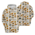 Spooky Witches, Spooky Cat, Cute Halloween T-Shirts, Mens Golf Polo Shirts, Golfing Apparel