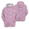 Pink Ribbon Breast Cancer Awareness Shirt, Golf Tops For Men, Hawaiian Golf Shirts, Golfing Apparel