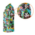 Funny Opossums Among Pineapples Hawaiian Golf Polo, Golf Tops For Men, Golfing Apparel