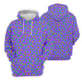 Neon Middle Finger Purple Golf Shirt, Funny Golf Shirt, Ladies Golf Polos, Cool Golf Gift