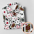 Playing Cards Poker Pattern Hawaiian Golf Shirt, Golf Polo For Women, Women’s Golf Apparel