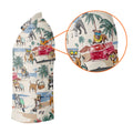 Pit Bull Beach Vacation Tropical Golf Polo Shirt, Golf Shirts For Women, Women's Golf Apparel