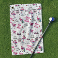Flamingo Par Then Bar Golf Towel, Golf Rag, Golf Towel Women, Ladies Golf Gift