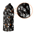Halloween Pumpkin Skeleton Pattern Golf Polo Shirt, Golf Shirts For Women, Ladies Golf Tops