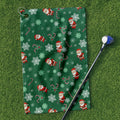 Hood Crew Merry Christmas Funny Print Golf Towels, Christmas Golf Gift, Gifts For Golf Lovers
