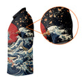 Japanese Dragon Koi Wave Hawaiian Golf Shirt, Mens Golf Apparel, Golf Polo Shirts For Men