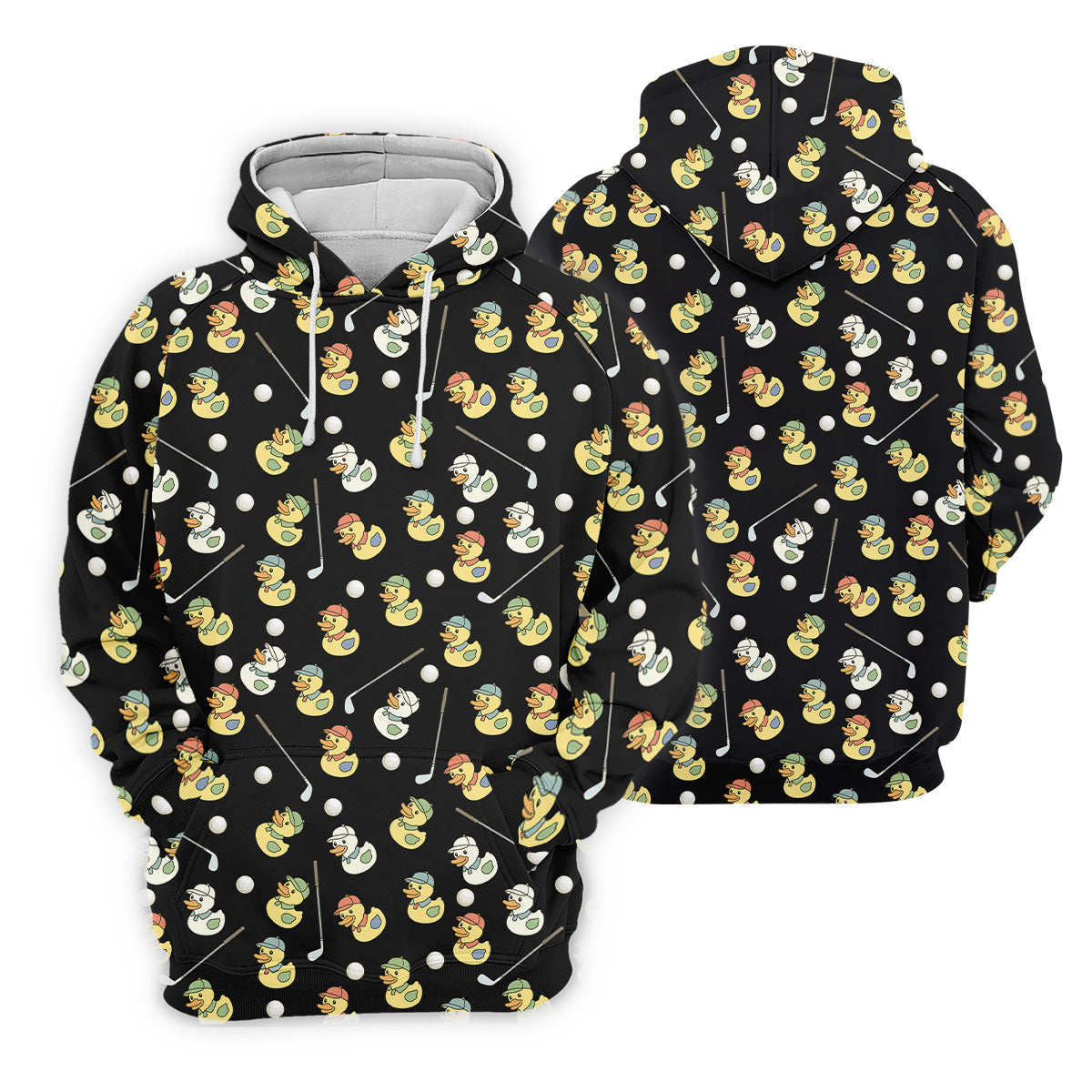Rubber Duck Golf Polo Shirt, Golf Tops For Men, Hawaiian Golf Shirts, Golfing Apparel