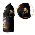 Golf And Beer Custom Men's Golf Polo Shirt, Funny Golf Apparel, Fun Golf Shirts For Men