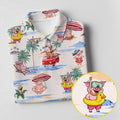 Cute Pig Beach Adventure Hawaiian Golf Polo, Golf Tops For Men, Golfing Apparel