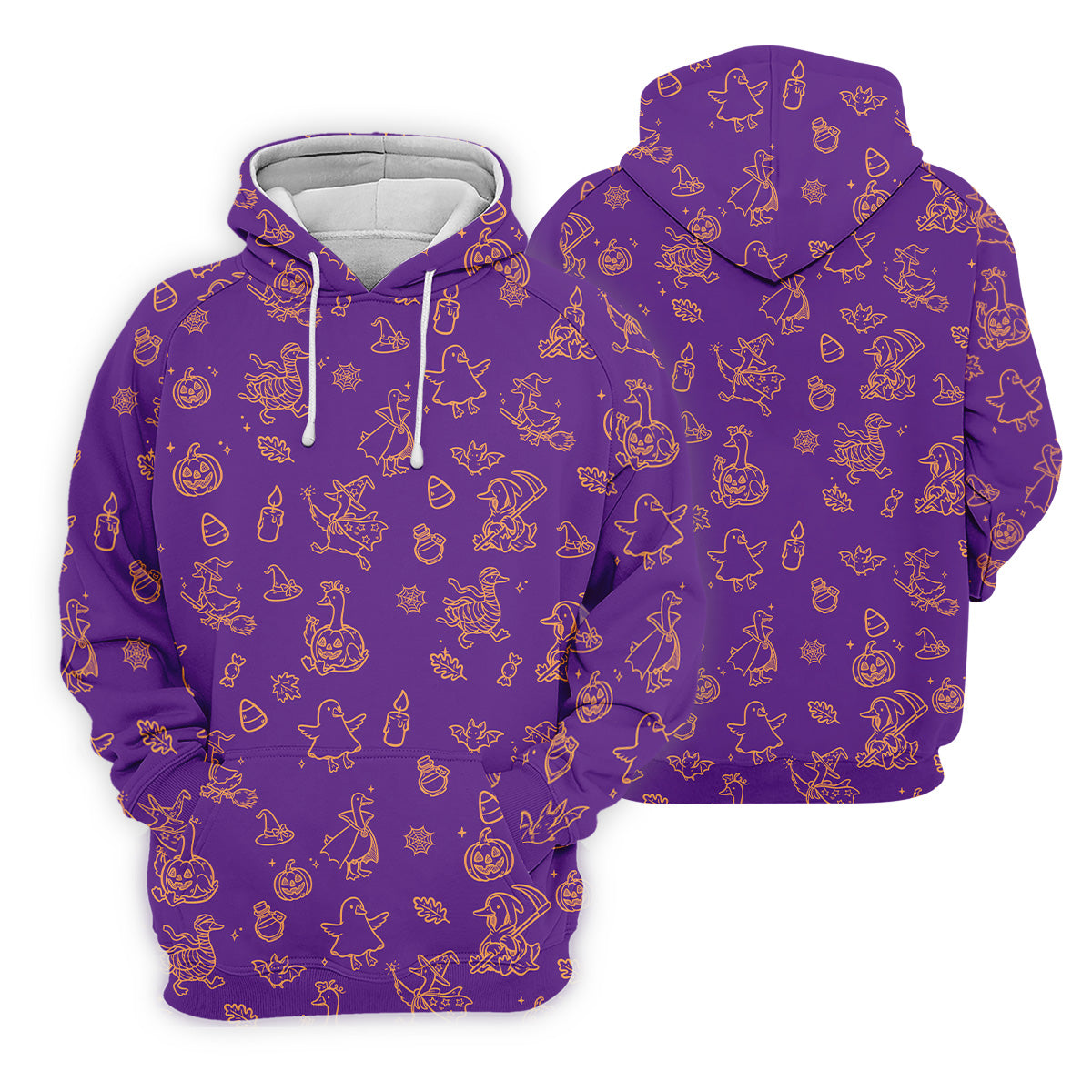 Goose Halloween, Doodle Pattern, Purple Golf Shirt, Sleeveless Womens Golf Shirts, Women Golf Top, Ladies Golf Shirts