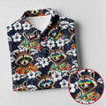 Cool Raccoons in Rainbow Sunglasses Hawaiian Golf Polo, Golf Tops For Women, Golfing Apparel