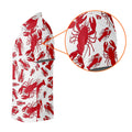 Lobster Pattern Vintage Hawaiian Golf Shirt, Men's Golf Shirt, Polo Shirts For Men