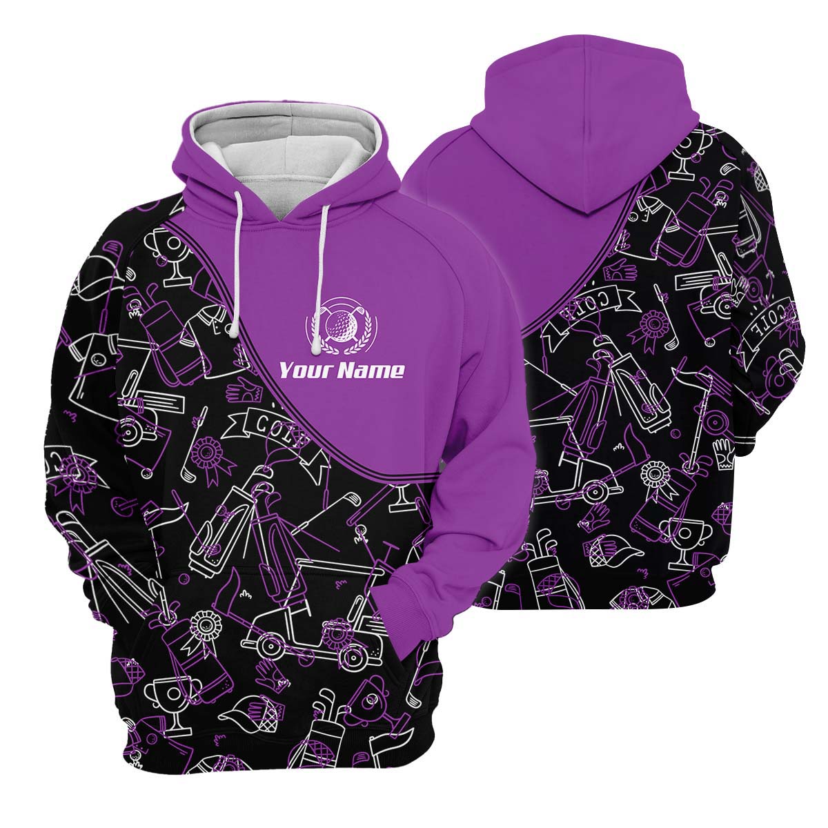 Personalized Womens Golf Polo Shirt, Golfing Apparel, Womens Golf Gifts