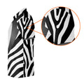 Zebra Pattern Funny Costume Hawaiian Golf Shirt, Polo Shirts For Men, Golf Shirts For Men