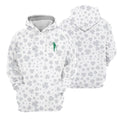 Shamrock Golf Polo Shirt, Mens Golf Shirt, St Patrick's Day Golf Shirt, Gift For Golfer
