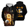 Par Then Bar Golf And Beer Custom Funny Golf Polo Shirt, Dad Golf Gifts