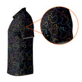 Neon Rubber Duck Pattern Golf Shirt, Ladies Golf Tops, Hawaiian Golf Shirt, Golf Tops For Women