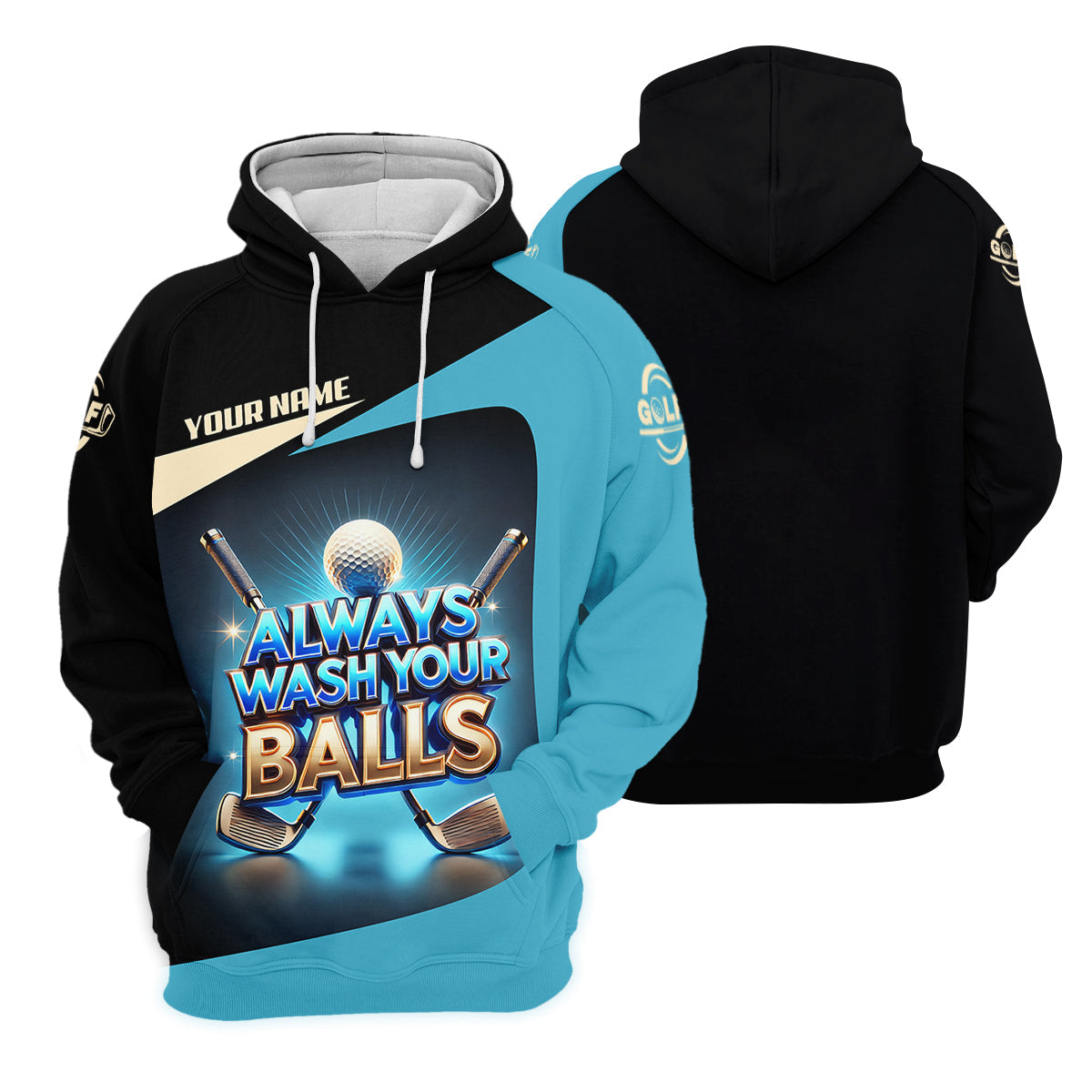 Always Wash Your Balls Custom Golf Shirts, Mens Golf Gift, Funny Golf Shirt