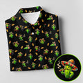 Mexican Mustach Funny Cactus Cinco De Mayo Celebration Fiesta Themed Golf Shirts For Men