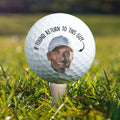 If Found Return To This Guy Custom Face Golf Balls, Funny Golf Balls, Christmas Golf Gift