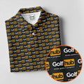 Funny Golf Hub Logo Polo Shirt, Funny Golf Community Design, Golf Shirts For Men