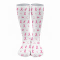 Breast Cancer Pink Ribbon Golf Socks, Christmas Golf Gift, Gifts For Golf Lovers, Golfing Apparel