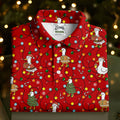 Funny Duck Merry Xmas Red Golf Shirts, Christmas Golf Shirt, Golf Gifts For Women, Fun Golf Shirt