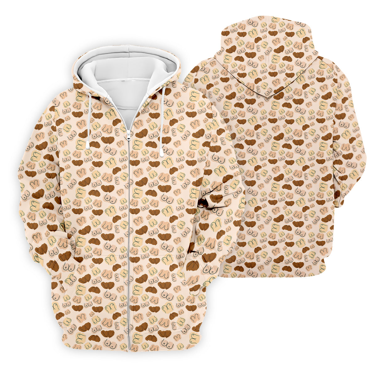 Beige Fun Men's Golf Polos, Cool Golf Polos, Mens Golf Polo Shirts, Golf Gift For Men