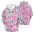 Pink Ribbon Breast Cancer Awareness Shirt, Golf Tops For Men, Hawaiian Golf Shirts, Golfing Apparel