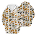 Spooky Witches, Spooky Cat, Cute Halloween T-Shirts, Mens Golf Polo Shirts, Golfing Apparel