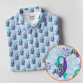 You Are Not Alone Suicide Awareness Ribbon Pattern Women’s Golf Polo, Ladies Golf Shirts