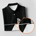 The Golf Father Golf Ball Pattern Father's Day Golf Shirt, Golf Gift For Dad, Polo Shirts For Men