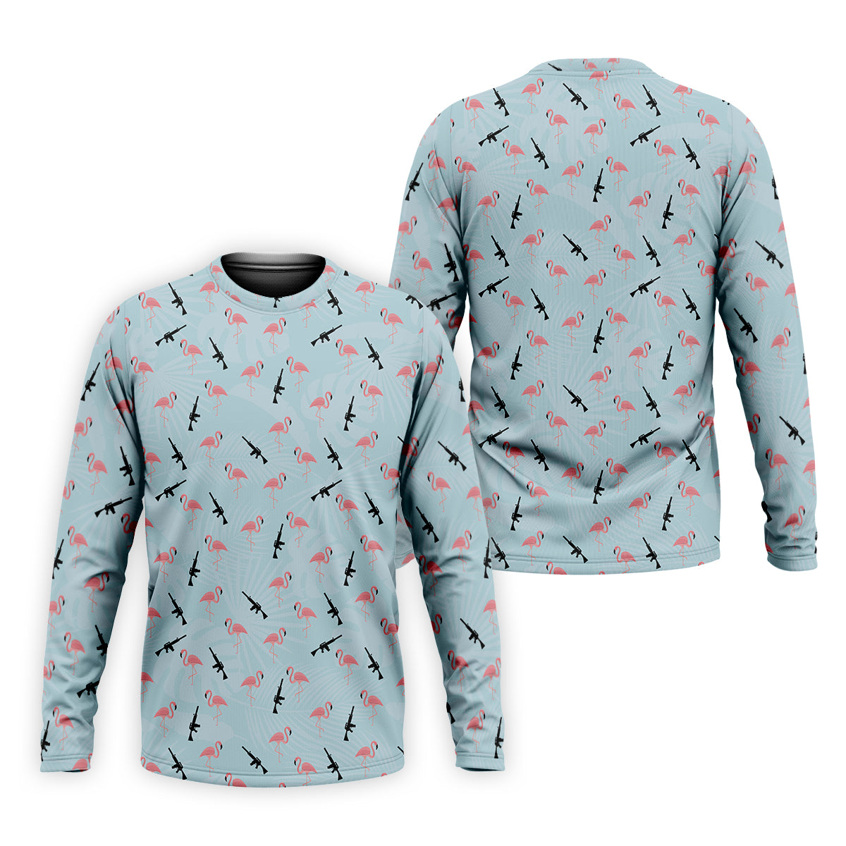 Funny Flamingos Golf Polo Shirt, Golfing Apparel, Mens Golf Gift, Funny Golf Polos