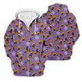Halloween Cat Pumpkin Purple Golf Shirt, Golf Hoodie, Golf Gift For Men, Golfing Apparel