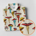 Funny Mushroom Legs Pattern Golf Polo Shirt, Printed Golf Shirts, Golf Polo Shirts For Men