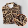 Polynesian Tribal Hawaiian Golf Shirt, Golf Shirts For Men, Mens Golf Apparel
