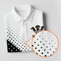Adidachs Funny Dachshund White Golf Shirt, Fun Women's Golf Shirts, Ladies Golf Shirts